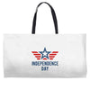 independence day Weekender Totes