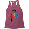 jake paul colorful Racerback Tank