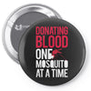 donating blood one mosquito funny Pin-back button