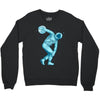 astronaut discus throwing Crewneck Sweatshirt