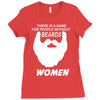 people without beard Ladies Fitted T-Shirt