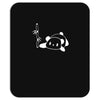 panda flat out with bamboo Mousepad