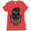 pomade style Ladies Fitted T-Shirt