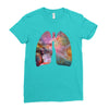 Cosmic Breath Ladies Fitted T-Shirt