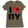 east coast escape Ladies Fitted T-Shirt