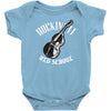 rockin' it old school bass Baby Bodysuit