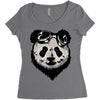 sunglasses panda Women's Triblend Scoop T-shirt