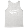 married since 2015   mens funny wedding marriage Tank Top
