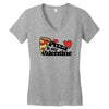 pizza is my valentine Women's V-Neck T-Shirt