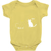 black cat magic Baby Onesie