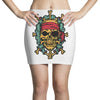 pirate bones skull Mini Skirts