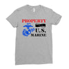 Property of a U.S. Marine Ladies Fitted T-Shirt