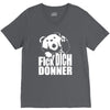 ted fick dich donner V-Neck Tee