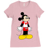 mickey with canada Ladies Fitted T-Shirt