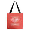 die hard ugly sweater Tote Bags