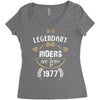 legendary riders are born in 1977 Women's Triblend Scoop T-shirt