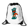 monster pet Drawstring Bags