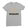 Wildlife Camping Ladies Fitted T-Shirt