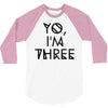 yo, i'm three 3/4 Sleeve Shirt