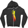 pink storm Zipper Hoodie