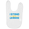 i stand with ukraine Baby Bibs