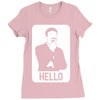 ashens hello Ladies Fitted T-Shirt
