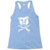 pig bacon cross bones pirate Racerback Tank