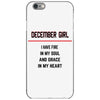 December Girl iPhone 6/6s Case