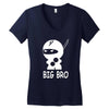 ninja big brother Women's V-Neck T-Shirt