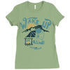 wake up and drink a coffee Ladies Fitted T-Shirt
