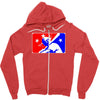 yoda baseball  funny Zipper Hoodie