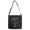 happy new year Adjustable Strap Totes
