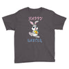 Bunny Happy Easter Youth Tee