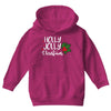 holly jolly christmas Youth Hoodie