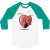 love is blind 3/4 Sleeve Shirt