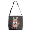 weird dj Adjustable Strap Totes