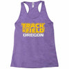 track and field oregon Racerback Tank