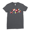 mama bear baby bear floral Ladies Fitted T-Shirt