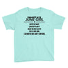Smartass June Girl Youth Tee