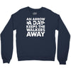 an arrow a day zombie dary Crewneck Sweatshirt