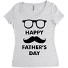 happy father&rsquo;s day 2 Women's Triblend Scoop T-shirt