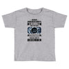 Never Underestimate A Man Who Watches Black Mirror And Was Born in Toddler T-shirt