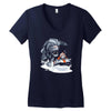 jurassic hoth Women's V-Neck T-Shirt