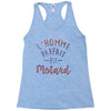 l homme parfait est motard Racerback Tank