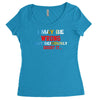 i may be wrong rare Women's Triblend Scoop T-shirt