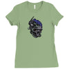 skull modile head Ladies Fitted T-Shirt