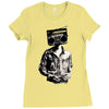 stereo head Ladies Fitted T-Shirt