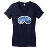 ski goggles copy Women's V-Neck T-Shirt
