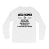 Virgo Woman Long Sleeve Shirts