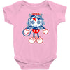 skull bolt Baby Onesie